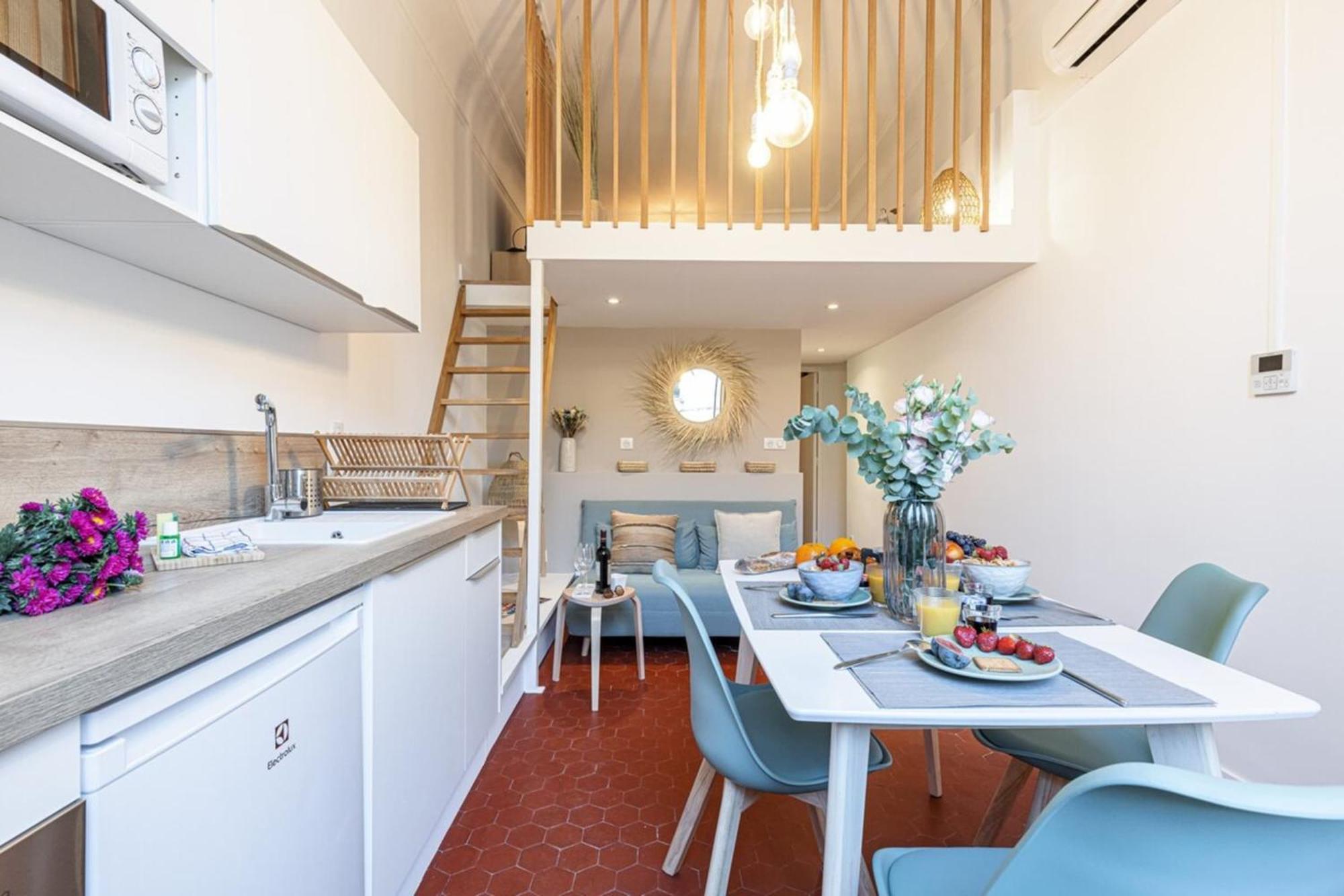 Appartamento Prefecture 15 - Old Town Duplex 2 Doubles Beds Nizza Esterno foto